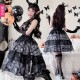 Little Witch Skeleton Halloween Lolita Dress (UN106)